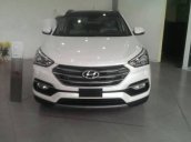 Bán xe Hyundai Santa Fe năm 2017, màu trắng