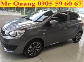 Bán Mitsubishi Mirage đời 2018, màu xám bạc, nhập khẩu giá tốt nhất, LH Quang 0905.59.60.67