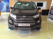 Có sẵn, giao ngay Ford EcoSport Titanium 2018, màu đen, giá rất tốt, hỗ trợ trả góp, LH 0907782222