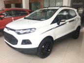 Giao ngay Ford EcoSport Black Edition đời 2018, màu trắng, hỗ trợ trả góp 80%. LH 0907782222