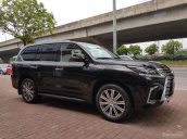 Cần bán Lexus LX570 sản xuất 2015, model 2016, màu đen, nội thất nâu