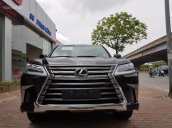 Cần bán Lexus LX570 sản xuất 2015, model 2016, màu đen, nội thất nâu