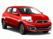 Gía xe Mitsubishi Mirage CVT màu cam, nhập khẩu nguyên chiếc.