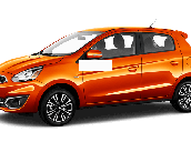 Gía xe Mitsubishi Mirage CVT màu cam, nhập khẩu nguyên chiếc.