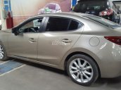 Bán Mazda 3 Sedan 2.0AT, sản xuất 2015, số tự động, màu vàng cát