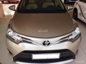 Cần bán lại xe Toyota Vios 1.5E CVT sản xuất 2016, màu ghi vàng 