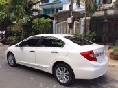 HOT- Honda Civic 2.0AT model 2013 màu trắng, bản full đồ