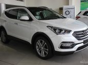 Bán xe Hyundai Santa Fe 2017, màu trắng