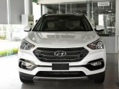 Bán Hyundai Santa Fe 2.4L 4WD đời 2017, màu trắng