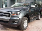 Giao ngay Ford Ranger XLS MT đời 2017, màu xám, giá tốt, hỗ trợ trả góp. LH 0907782222