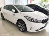 Bán ô tô Kia Cerato 1.6 AT năm 2017, màu trắng, hỗ trợ ngân hàng trả góp 80% xe nhiều màu, giao xe nhanh