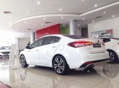 Bán ô tô Kia Cerato 1.6 AT năm 2017, màu trắng, hỗ trợ ngân hàng trả góp 80% xe nhiều màu, giao xe nhanh