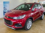 Chevrolet Trax New 2017 màu đỏ, hỗ trợ vay đến 85 - 100%. LH: Trang 0986 706 594