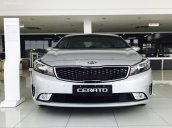 Bán ô tô Kia Cerato đời 2018, màu bạc, giá rẻ nhất Bắc Ninh, 150tr lấy xe ngay