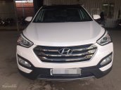 Bán Hyundai Santa fe 4WD 2015, máy dầu, màu trắng biển SG, full options