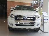 Bán xe Ford Ranger XLT 2.2 4x4 MT 2017, màu trắng, nhập khẩu, giá tốt