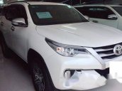 Bán lại xe Toyota Fortuner 2.4G đời 2017, màu trắng số sàn