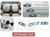 Cần bán Attrage số tự động, màu bạc, bán xe Attrage CVT 2018 xe nhập, trả trước 20%