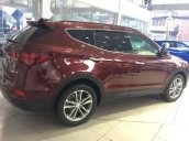 Bán xe Hyundai Santa Fe 2.2AT đời 2017, màu đỏ