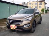 Bán gấp Hyundai Santa Fe AT 2015, màu nâu như mới