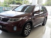 Kia Vĩnh Phúc, Phú Thọ bán Kia sorento DATH, 2017, màu đỏ, sẵn xe, hỗ trợ trả góp lên tới 90%, LH: 0938 907 252