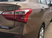 Bán Hyundai Grand i10 1.2 AT sản xuất 2017, màu nâu, 427tr