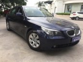 Bán BMW 5 Series 525i đời 2005, màu xanh lam, nhập khẩu