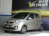 Bán Kia Morning SI 1.25AT số tự động 2015, màu vàng cát, đi 24000km