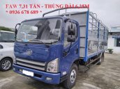 Bán xe tải thùng mui bạt Faw 7.31 tấn thùng dài 6.25m, máy khỏe, giá tốt nhất toàn quốc