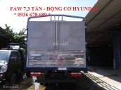 Bán xe tải Faw 7,3 tấn thùng mui bạt động cơ Hyundai, thùng dài 6.25m - L/H 0936 678 689