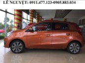 Bán Mitsubishi Mirage màu cam, xe nhập khẩu, siêu lợi xăng, hỗ trợ trả góp, LH 0911477123