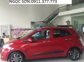 Bán xe Hyundai Grand i10 tại Đà Nẵng, màu đỏ, trả góp 90% xe, LH Ngọc Sơn: 0911.377.773