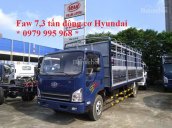 Bán xe tải Faw động cơ Hyundai 7.3 tấn thùng mui bạt. Liên hệ 0979 995 968