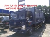 Bán xe tải Faw động cơ Hyundai 7.3 tấn thùng mui bạt. Liên hệ 0979 995 968