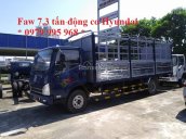 Bán xe tải Faw động cơ Hyundai 7.3 tấn thùng mui bạt. Liên hệ 0979 995 968