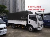 Bán xe tải Faw 6.2 tấn thùng dài 4.4M, cabin Isuzu, liên hệ 0979 995 968