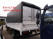 Bán xe tải Faw 6.2 tấn thùng dài 4.4M, cabin Isuzu, liên hệ 0979 995 968