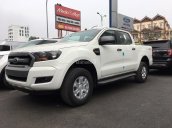 Giao ngay Ford Ranger XLS AT 4x2 màu trắng tay lái trợ lực điện 2018, hỗ trợ trả góp hơn 80%, LH: 0963483132