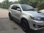 Nhà bán xe Fortuner -2.5G 2015 - máy dầu, mầu bạc, số sàn tên cá nhân, chính chủ mua từ mới