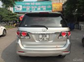 Nhà bán xe Fortuner -2.5G 2015 - máy dầu, mầu bạc, số sàn tên cá nhân, chính chủ mua từ mới