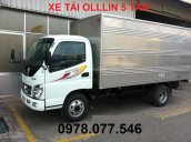 Giá xe tải Thaco Ollin 5 tấn thùng mui bạt 2018 TPHCM hỗ trợ trả góp