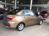 Bán Hyundai Grand i10 Sedan 1.2MT 2018 gia đình, màu nâu, giá cạnh tranh, hỗ trợ trả góp 85% xe, ĐT: 0941.46.22.77