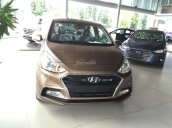 Bán Hyundai Grand i10 Sedan 1.2MT 2018 gia đình, màu nâu, giá cạnh tranh, hỗ trợ trả góp 85% xe, ĐT: 0941.46.22.77