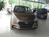 Bán Hyundai Grand i10 Sedan 1.2MT 2018 gia đình, màu nâu, giá cạnh tranh, hỗ trợ trả góp 85% xe, ĐT: 0941.46.22.77