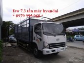 Bán xe Faw 7.3 tấn máy Hyundai thùng dài 6M25, giá tốt, liên hệ 0979 995 968