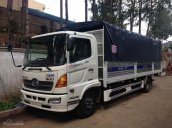 Bán xe Hino 6T2 mui bạt thùng dài, xe mui bạt Hino FC 6 tấn 2 thùng dài 6.7m, xe tải Hino 6 tấn 2, giá xe hino 6 tấn