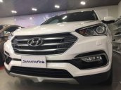 Bán xe Hyundai Santa Fe 2.4 đời 2017, màu trắng