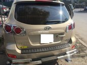 Bán Hyundai Santa Fe đời 2008 máy xăng, màu vàng cát, bản 2 cầu full option