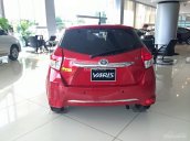 Bán xe Toyota Yaris 1.5G năm 2017, màu đỏ, nhập khẩu chính hãng, hỗ trợ trả góp 90%, giao xe ngay
