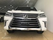 Bán ô tô Lexus LX 570 đời 2017 nhập khẩu Trung Đông trắng nội thất nâu da bò, LH: Mr Đình 0904927272